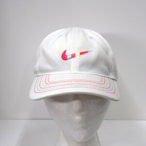 Nike Just So It‎ Rainbow Swoosh Child Hat Girls White